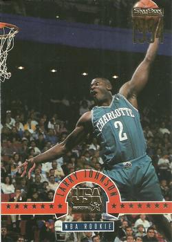 1994 SkyBox USA - Gold #8 Larry Johnson Front