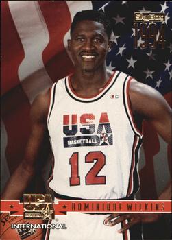 1994 SkyBox USA - Gold #31 Dominique Wilkins Front