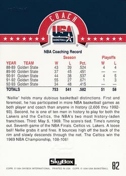1994 SkyBox USA - Gold #82 Don Nelson Back