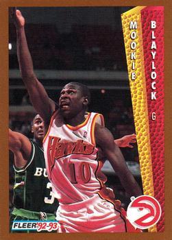 1992-93 Fleer Drake's #2 Mookie Blaylock Front