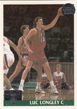 1991 Front Row Update - Silver Charter Member #54 Luc Longley Front