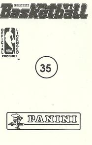 1990-91 Panini Stickers #35 Ken Norman Back