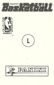 1990-91 Panini Stickers #L Larry Bird Back