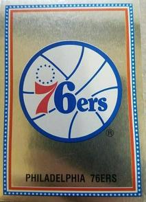 1990-91 Panini Stickers (Spanish) #30 Philadelphia 76ers Logo Front