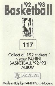 1992-93 Panini Stickers #117 Paul Graham Back