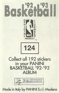 1992-93 Panini Stickers #124 Larry Johnson Back