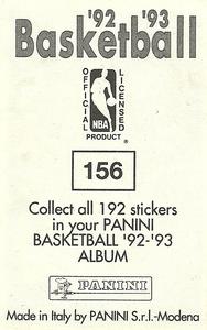 1992-93 Panini Stickers #156 Dennis Scott Back