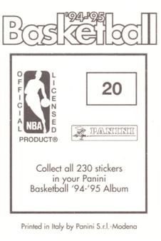 1994-95 Panini Stickers #20 Dominique Wilkins  Back