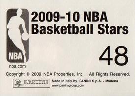 2009-10 Panini NBA Stickers #48 Jose Calderon Back