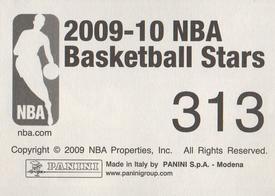 2009-10 Panini NBA Stickers #313 Sergio Rodriguez Back