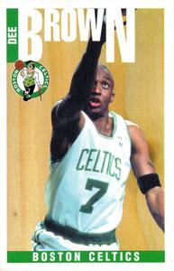 1996-97 Panini Stickers #5 Dee Brown Front