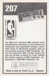 1996-97 Panini Stickers #207 Eric Murdock Back