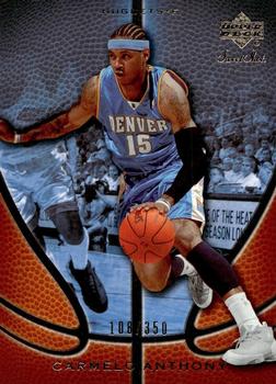 2007-08 Upper Deck Sweet Shot #23 Carmelo Anthony Front