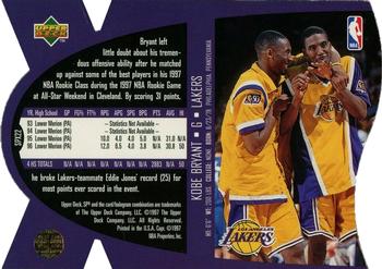 1997 SPx #SPX22 Kobe Bryant Back