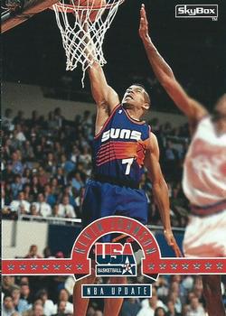 1994 SkyBox USA - Kevin Johnson Update #93 Kevin Johnson Front
