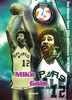 1998 San Antonio Spurs 25th Anniversary Team #25-21 Mike Gale Front