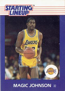 1988 Kenner Starting Lineup Cards #3538117010 Magic Johnson Front