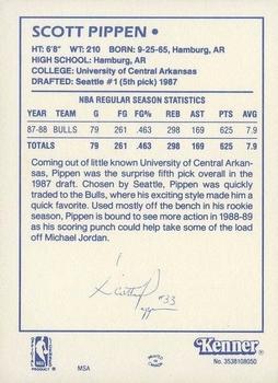 1988 Kenner Starting Lineup Cards #3538108050 Scott Pippen Back