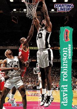 1996 Kenner/Hoops Starting Lineup Cards #53031400 David Robinson Front