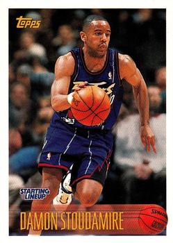 1997 Kenner/Topps/Upper Deck Starting Lineup Cards #20 Damon Stoudamire Front