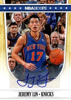2011-12 Hoops - Autographs #67 Jeremy Lin Front