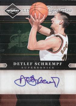 2011-12 Panini Limited - Signatures #40 Detlef Schrempf Front