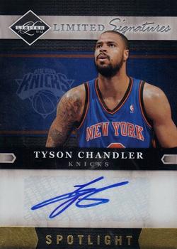 2011-12 Panini Limited - Signatures Gold Spotlight #4 Tyson Chandler Front