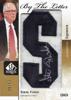 2011-12 SP Authentic - By the Letter #BL-SF Steve Fisher Front