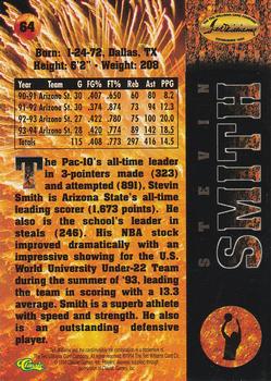 1994 Ted Williams #64 Stevin Smith Back