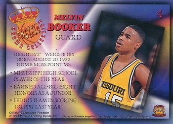 1994 Pacific Prisms - Gold #4 Melvin Booker Back