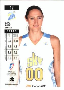 2012 Rittenhouse WNBA #12 Ruth Riley Back