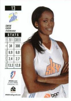 2012 Rittenhouse WNBA #13 Swin Cash Back