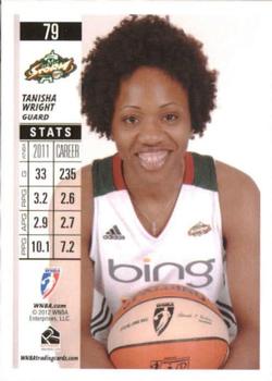 2012 Rittenhouse WNBA #79 Tanisha Wright Back