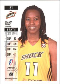 2012 Rittenhouse WNBA #81 Chante Black Back