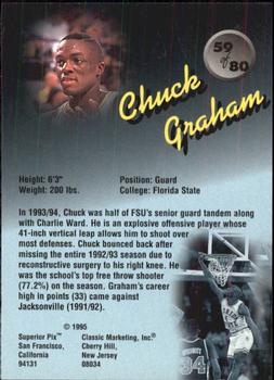 1995 Classic Superior Pix #59 Chuck Graham Back