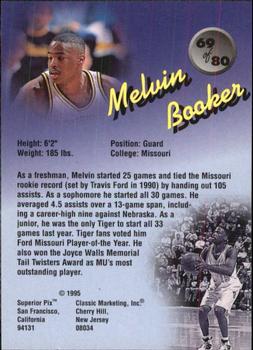 1995 Classic Superior Pix #69 Melvin Booker Back