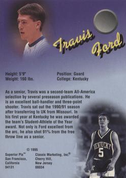 1995 Classic Superior Pix - Autographs #NNO Travis Ford Back