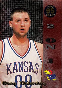 1995 Collect-A-Card - 2 on 1 #T8 Greg Ostertag / George Zidek Front