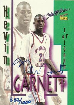 1995 Signature Rookies Autobilia - Autographs #5 Kevin Garnett Front