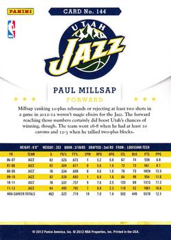 2012-13 Hoops #144 Paul Millsap Back