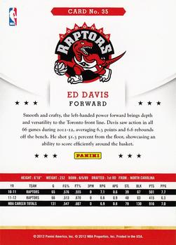 2012-13 Hoops #35 Ed Davis Back
