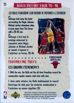 1996-97 Collector's Choice French #25 Michael Jordan Back