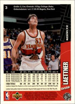1996-97 Collector's Choice German #3 Christian Laettner  Back