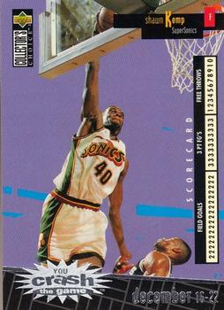 1996-97 Collector's Choice French - You Crash the Game Scoring #C25 Shawn Kemp  Front