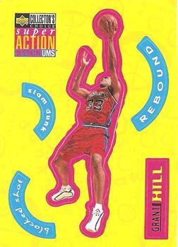 1996-97 Collector's Choice German - Super Action Stick 'Ums #S8 Grant Hill  Front