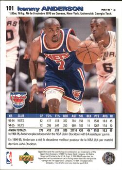 1995-96 Collector's Choice French I #101 Kenny Anderson Back