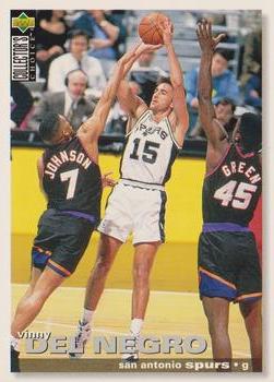 1995-96 Collector's Choice French I #144 Vinny Del Negro Front
