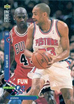1995-96 Collector's Choice German I #173 Grant Hill Front