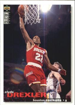 1995-96 Collector's Choice Spanish I #55 Clyde Drexler Front