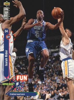1995-96 Collector's Choice Spanish I #181 Isaiah Rider Front